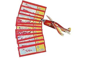 JT Gleitflugzeuge zestaw – klasyk na urodziny dziecka – styropor-flieger – pakowane pojedynczo – na smakołyki Tombola Schoolday Take Home Surprise, zestaw 12 szt