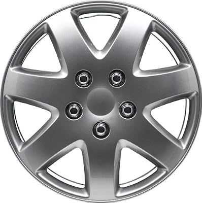 Autostyle Jeu d'enjoliveurs Michigan 14-inch gun-metal