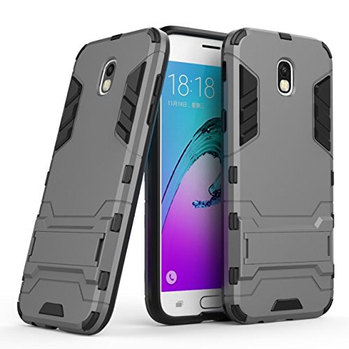 Samsung Galaxy J7 2017 Funda SMTR Ultra Silm H brida Rugged Armor Case Choque Absorci n Protecci n Dual Layer Bumper Carcasa con pata de Cabra para Samsung Galaxy J7 2017 gris reviews Samsung Galaxy J7 2017 Funda SMTR Ultra Silm H brida Rugged Armor Case Choque Absorci n Protecci n Dual Layer Bumper Carcasa con pata de Cabra para Samsung Galaxy J7 2017 gris
