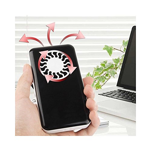 Preisvergleich Produktbild Ventilateur portable silencieux ultra-mince (noir)