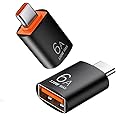 Avigers USB C to USB Adapter 2 Pack, Type C to USB Converter, USB-C Male to USB A 3.0 Female Adapter OTG for iPhone 16/15 Pro Max, iPad, iMac, MacBook Pro, Dell XPS and More Type C