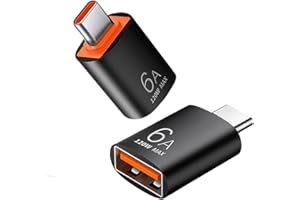 Avigers USB C to USB Adapter 2 Pack, Type C to USB Converter, USB-C Male to USB A 3.0 Female Adapter OTG for iPhone 16/15 Pro Max, iPad, iMac, MacBook Pro, Dell XPS and More Type C