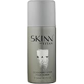 Skinn By Titan Raw Long-lasting Deodorant Spray For Men - 150 mL | Perfume for Men | Eau De Parfum for Men | Men's cologne | 
