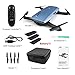 Produktbild RC Drone Quadcopter Helikopter jjr/C JJRC H47 Elfie Plus mit HD Kamera Upgraded faltbar Arm 6-Achsen Gyro verschiedene Akku für Auswahl, 3pcs Battery, Blau