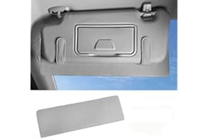 Constprog New Clip-On Car Sun Visor Extender - Anti-Glare Sunshade with UV Rays Blocking Function (Light grey)