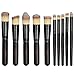 10 PCs Makeup Brushes, JstBest Professional Cosmetic Tool Kit w/ Gift Box
