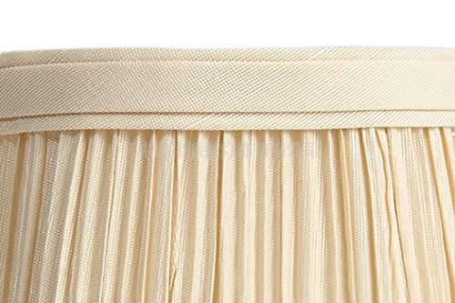 Splink 2pcs Lampenschirm Clip-On E12/E14 Organza Stoff Wandlampe Tischlampenschirm Beige Modern Stil 100*150*130mm - 5