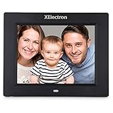XElectron Digital Photo Frame with Remote (Black)