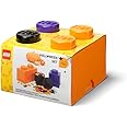LEGO Storage Brick Multipack S, Stackable Storage Boxes, Set of 3 pcs, Perfect for Desk Storage, LEGO Organizer, Toy Box, Home Decor, Mix of colors