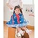 Hangqiao Salon Kids Bib Hairstylist Barber Gown Cape Cloth Baby Hair Cut Hairdressing , Blue