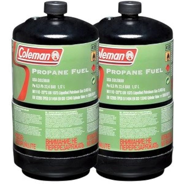 Coleman Propane Cylinder (X2) : Amazon.co.uk: Sports u0026 Outdoors