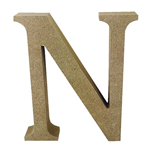 Simply Creative Smooth Wooden Blank MDF Shape - Letter N