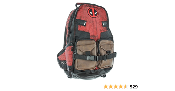 marvel deadpool laptop backpack