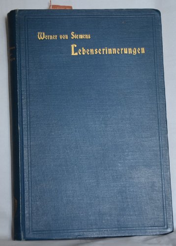 Siemens: Lebenserinnerungen