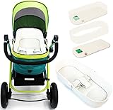 iSafe Luxury Bedding (Cream) For Pram Travel System
