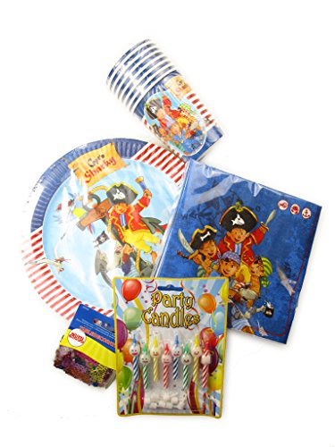 Partyset Partypaket Capt`n Sharky 38 teilig Kindergeburtstag, Geburtstag, Kinder Party