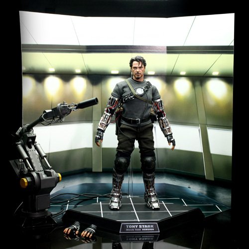 Iron Man ~ Movie Masterpiece 12 inch Action Figure Tony Stark Mech Test