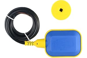 LUSACY Pompa dell'interruttore a Galleggiante 5m 250V 16A, Galleggiante Serbatoio Acqua, Interruttore a Galleggiante del Sensore di Livello del Liquido