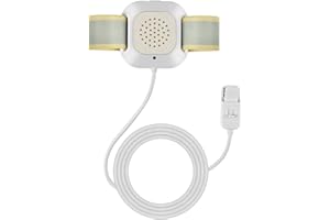 Fesjoy Alarme énurésie avec son fort et forte vibration pour enfant, capteur de mouillage pour garçons