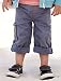 M&Co Baby Boys Elasticated Waist Casual Lightweight Roll Up Cotton Trousers Navy 2/3 Yr