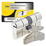  Yale yc2100 - Cerradura de cilindro de emergencia, YC2100 DB 40X40 NI