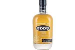 EDDU - Silver - Whisky Pur Blé Noir - 43% Alcool - Origine : France/Bretagne - Bouteille 70 cl