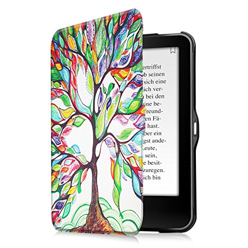 Tolino Vision 1 / 2 / 3 / 4 HD und Tolino Shine 2 HD Hülle – Fintie Ultradünne Smart Shell Case Schutzhülle Tasche Etui mit Ruhemodus und Magnetverschluss für Tolino Vision 4 HD / Vision 3 HD / Vision 2 / Vision 1 / Shine 2 HD eReader, Liebesbaum - 7