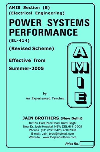 AMIE Power Systems Performance EL-414 Solved Paper
