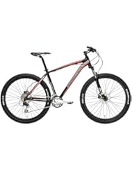 'Mountain Bike Cicli Adriatica Wing RX 27.5 con marco de aluminio, frenos de disco hidráulico, horquilla delantera Pedal, ruedas de 27,5, cambio Shimano a 27 Velocidad, negro / rojo