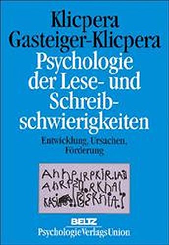 Download Psychologie der Lese- und Schreibschwierigkeiten Download Psychologie der Lese- und Schreibschwierigkeiten