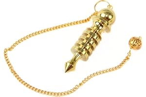 Jet International mosiężne wahadełko z 4 krążkami, metal, A++, Reiki, Metal