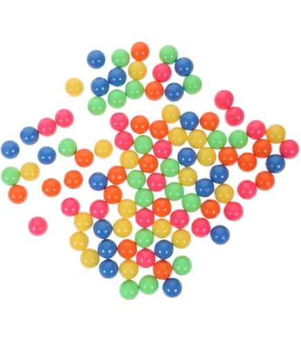 Lot De 42 Balles De Rechange Hungry Hippos - 38 Rouges + 4 Jaunes Pour Jeu Hippopotames Affamés
