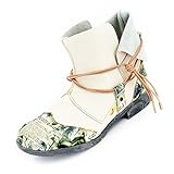  TMA Damen Boots, Cremeweiß - 40