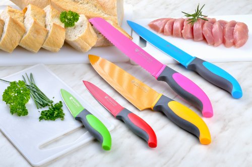 GRÄWE® Messerset 5-tlg. inkl Klingenschutz, Serie Cleankitchen - 2