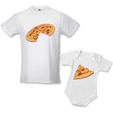 Coppia T Shirt E Body Neonato Divertente Padre Figlio Festa Del Papa Pizza Pizza Lover Love Idea Regalo Maglietta Papa Amazon It Abbigliamento