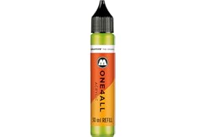 Molotow One4all-Refill-30-m - Ricarica per Pennarelli Indelebili, 30 ml, Verde (Grasshopper)