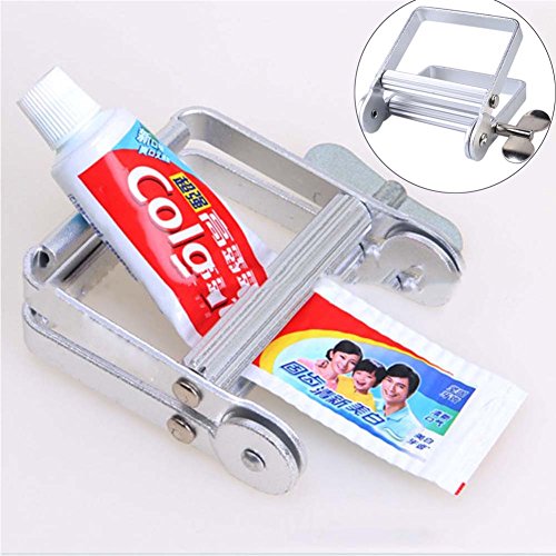 HELY Tubenpresse Zahnpasta Tubenpresse Edelstahl Tubenausdrücker Metallrohr Squeezer Auspressgerät für Zahnpasta Metall- Tubenauspresser Metal Tube Squeezer - 4