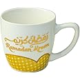 Rosy.Moment Arabic Design Gift Coffee Cup, For Celebrate Ramadan, Ramadan Mubarak and Ramadan Kareem Gift Coffee Mug
