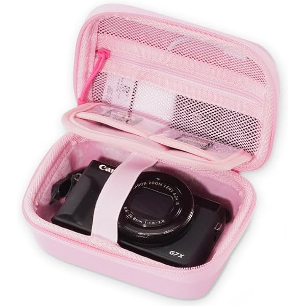 Custodia In Silicone BOVKE Per Fotocamera G7X Mark II – Morbida, Con Copriobiettivo – Nero, Antigraffio E Antiurto - 5