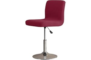 RTSFKFS Swivel Bar Stool Covers with Backs,Stretch Bar Stool Covers set of 2 4 6 8 pack Bar Height Dining Chair Covers,Barstool Chair Covers for Home Kitchen Dining Room Pub Counter ( Color : #15 , Size : 2pc