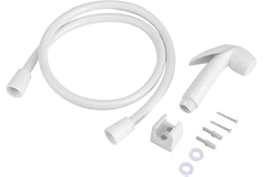 JEFFERGARDEN Bidet Sprayer Handheld Spray Bidet Diaper Wall Mounted Shower Toilet for Personal Reusable Plastic