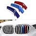 Produktbild Tuqiang 3 Farben 3D Kühlergrill Trim Motorsport Streifen Grill Cover Dekoration Aufkleber für X2 F39 2018 (7 Gitter)