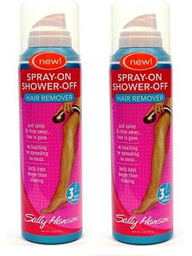 2X Sally Hansen Spray-On Shower Off Hair Remover 170g