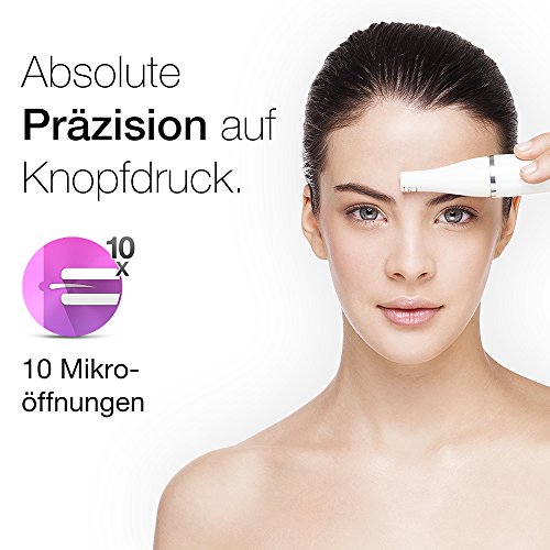 Braun FaceSpa 851V 3-in-1 Gesichtsepilierer/ Epilation-und Reinigungsbürstensystem, zur Haarentfernung, Gesichtsreinigung, Hautvitalisierung - 3