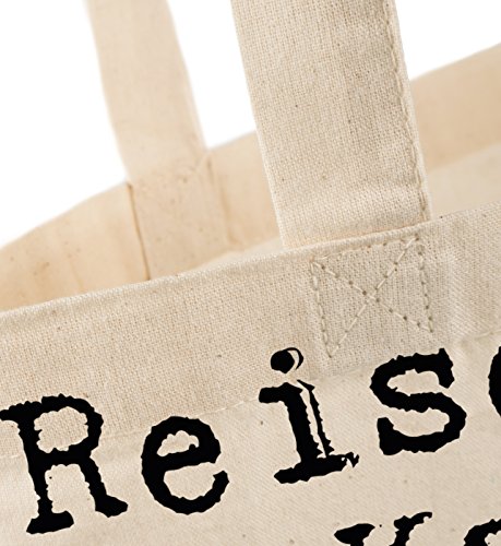 Mr. & Mrs. Panda Tragetasche mit Spruch „Reisetasche auf, Katze raus, Hosen rein, Katze raus, Shirts rein, Katze raus, Socken rein, Katze raus, Kulturbeutel rein, Katze raus, …“ – 100% handmade aus Baumwolle – Tragetasche, Tasche, Beutel, Jutetasche, Bag, Jutebeutel, Einkaufstasche, Motiv, Spruch, bedruckt, Druck Katze, Kater, Tier, Haus, Herrchen, Frauchen, Geschenk, Spruch, lustig, witzig, Reise, Koffer Spruch Sprüche Lustig Spass Geschenk Geschenkidee Zitate - 5