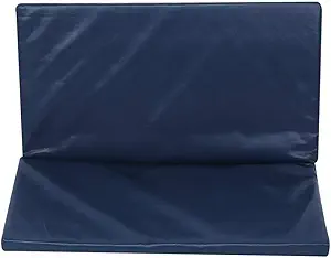 Wheelchair Foot-Rest Pad, Handicapped Wheelchair Pedal Extender, Foldable Wheelchair Elevating Pad Leg Cushion Protector Accessory, Easy to Maintain & Clean(55.9 x 61.0 x 2.5cm-Blue)