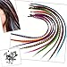 Sunwell Feather Hair Extensions Kit with 26 Synthetic Feathers, 50 Beads, Pliers and Hook Tool by Sunwell