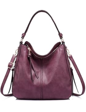 Handtaschen Damen Leder Umhängetasche Henkeltasche Designer Taschen Hobo Taschen groß Mit Quasten