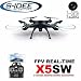 Produktbild s-idee 01519 X5SW Quadrocopter X5W Wifi Kamera Syma X5W Headless Mod ähnlich wie X5C nur mit Wifi, 360° Flip Funktion, 2.4 GHz, 4-Kanal, 6-AXIS Stabilization System