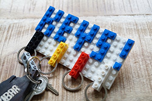 Preisvergleich Produktbild Schlüsselbrett / Schlüsselboard / Custom KeyRack / Lego® Design / Schlüsselanhänger-Halterung